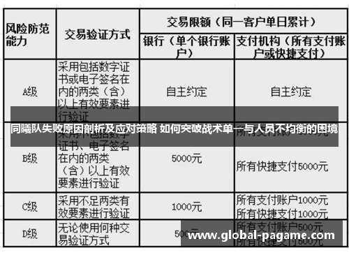同曦队失败原因剖析及应对策略 如何突破战术单一与人员不均衡的困境